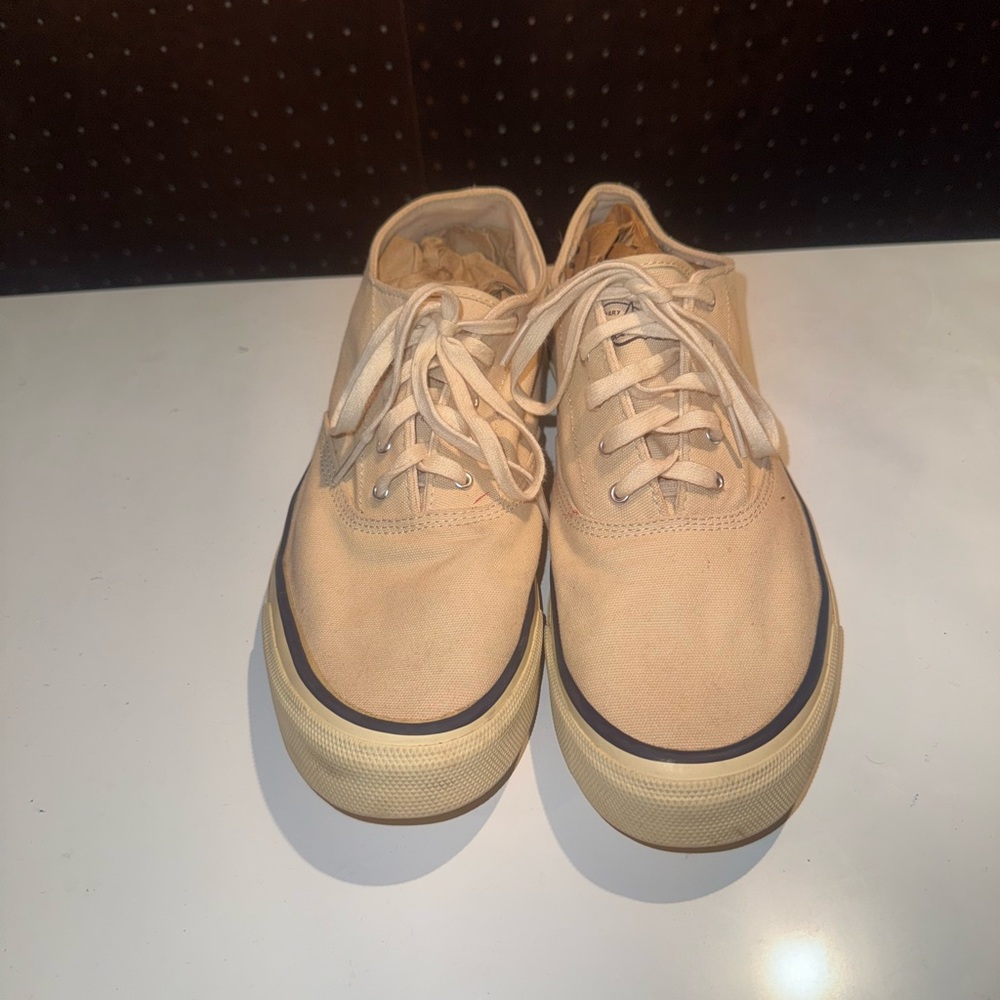 Classic Mens White Sperry Top Siders 10.5